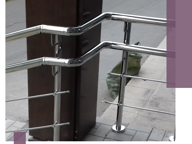 Монтаж поручней из нержавеющей стали в Кинешме качественно и быстро